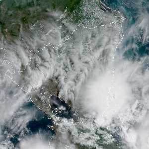 météo tropicale : Image satellite .