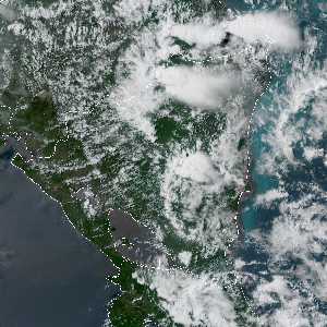 météo tropicale : Image satellite .