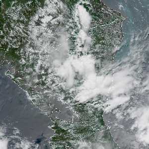 météo tropicale : Image satellite .