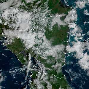 météo tropicale : Image satellite .