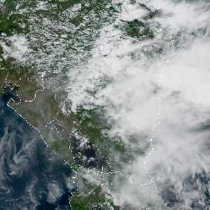 météo tropicale : Image satellite .