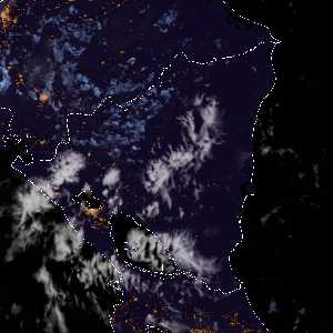 météo tropicale : Image satellite .