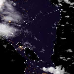 météo tropicale : Image satellite .