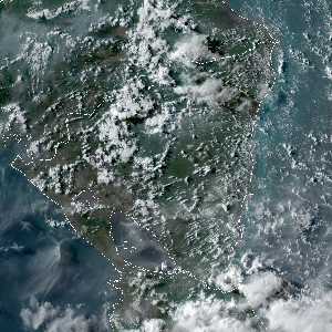 météo tropicale : Image satellite .