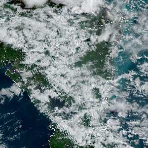 météo tropicale : Image satellite .