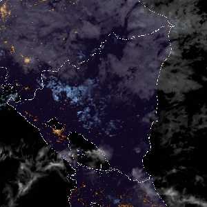 météo tropicale : Image satellite .