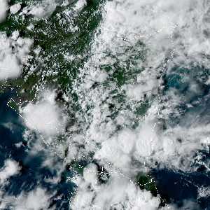 météo tropicale : Image satellite .