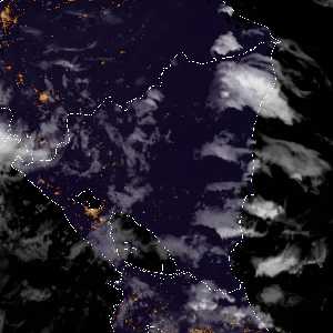 météo tropicale : Image satellite .