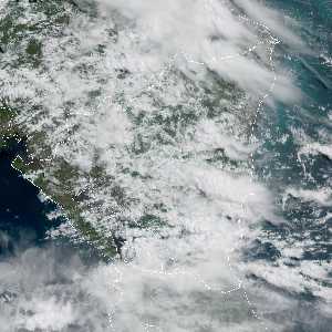 météo tropicale : Image satellite .