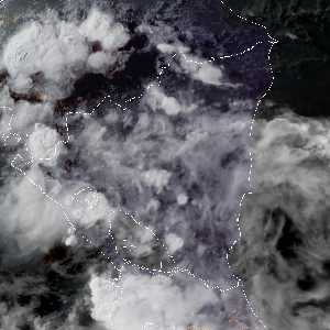 météo tropicale : Image satellite .