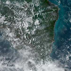 météo tropicale : Image satellite .