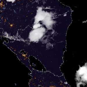 météo tropicale : Image satellite .