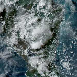 météo tropicale : Image satellite .