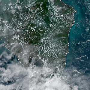 météo tropicale : Image satellite .