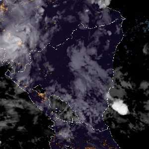 météo tropicale : Image satellite .