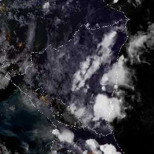 météo tropicale : Image satellite .