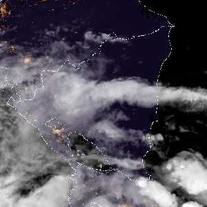 météo tropicale : Image satellite .