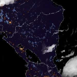 météo tropicale : Image satellite .