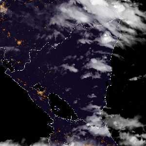 météo tropicale : Image satellite .