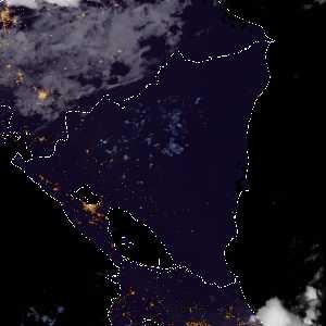 météo tropicale : Image satellite .