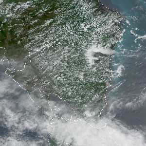 météo tropicale : Image satellite .