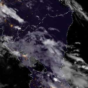 météo tropicale : Image satellite .