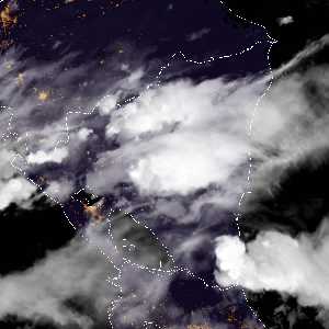 météo tropicale : Image satellite .