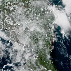 météo tropicale : Image satellite .