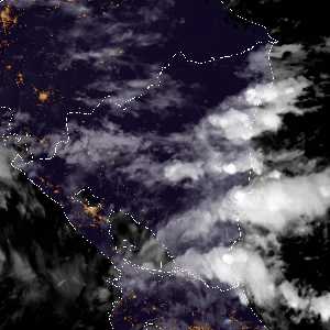 météo tropicale : Image satellite .