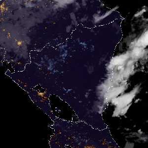 météo tropicale : Image satellite .