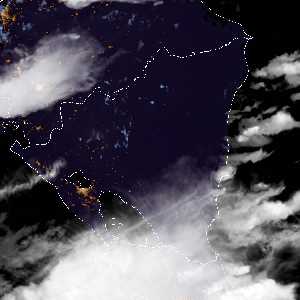 météo tropicale : Image satellite .