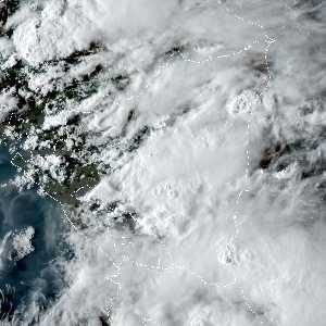 météo tropicale : Image satellite .