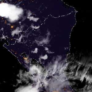 météo tropicale : Image satellite .