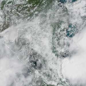 météo tropicale : Image satellite .