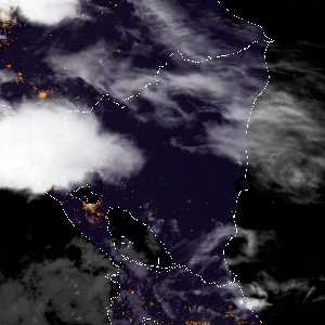 météo tropicale : Image satellite .