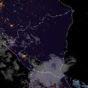 météo tropicale : Image satellite .