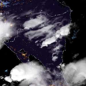 météo tropicale : Image satellite .
