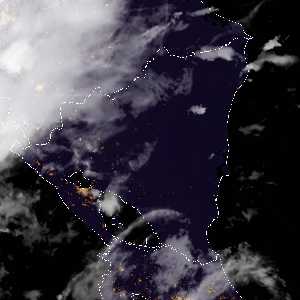 météo tropicale : Image satellite .