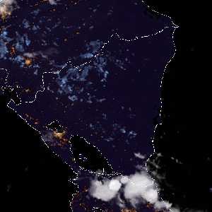 météo tropicale : Image satellite .