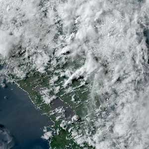 météo tropicale : Image satellite .