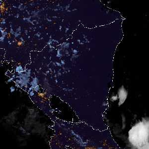 météo tropicale : Image satellite .