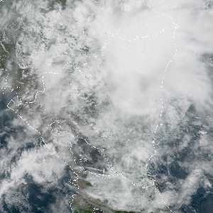 météo tropicale : Image satellite .
