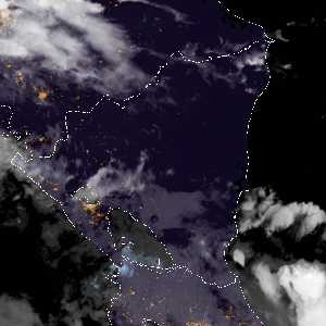 météo tropicale : Image satellite .