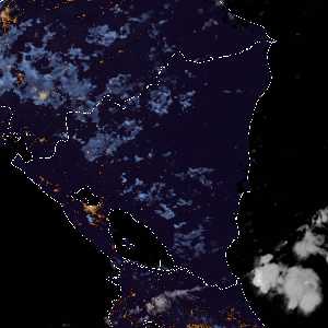 météo tropicale : Image satellite .