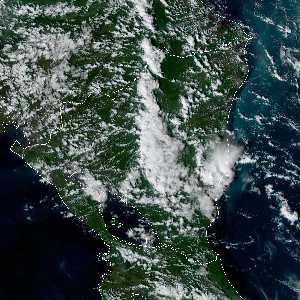 météo tropicale : Image satellite .