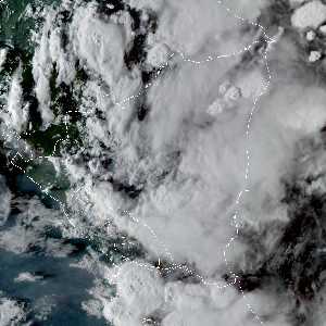 météo tropicale : Image satellite .