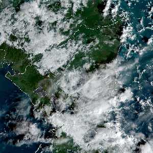 météo tropicale : Image satellite .