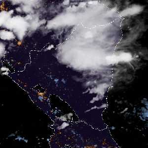 météo tropicale : Image satellite .