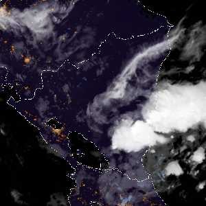 météo tropicale : Image satellite .