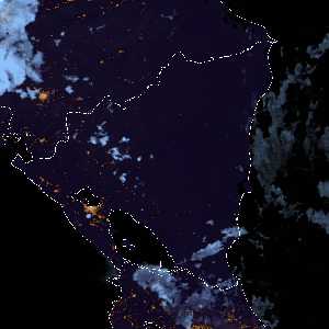 météo tropicale : Image satellite .